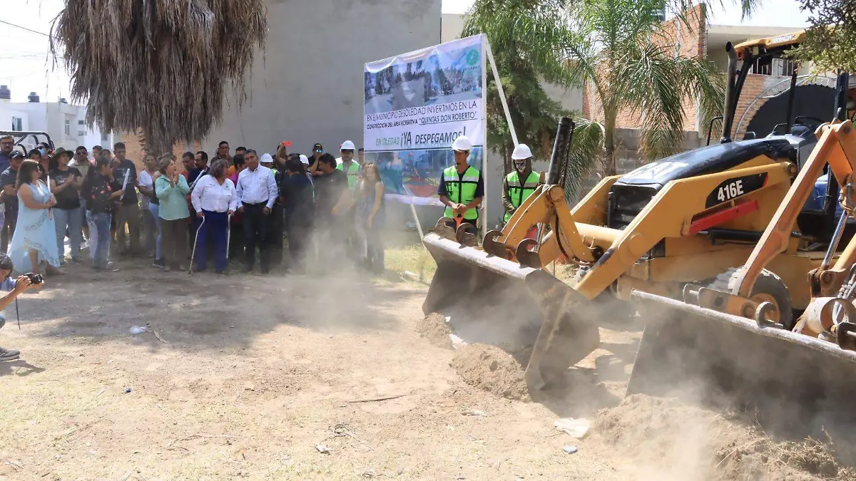 Arranque de construcción de Área Recreativa en la Privada San Roberto CR (1)